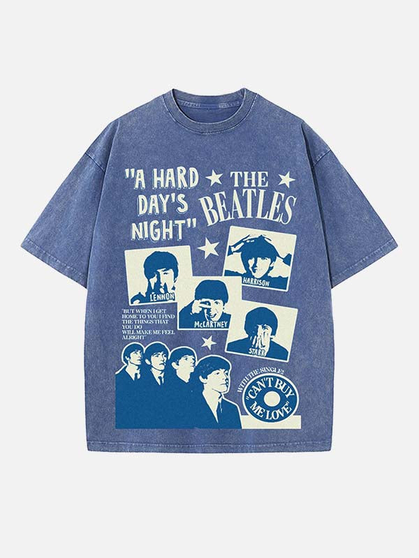 The Beatles Print Round Neck T-shirt