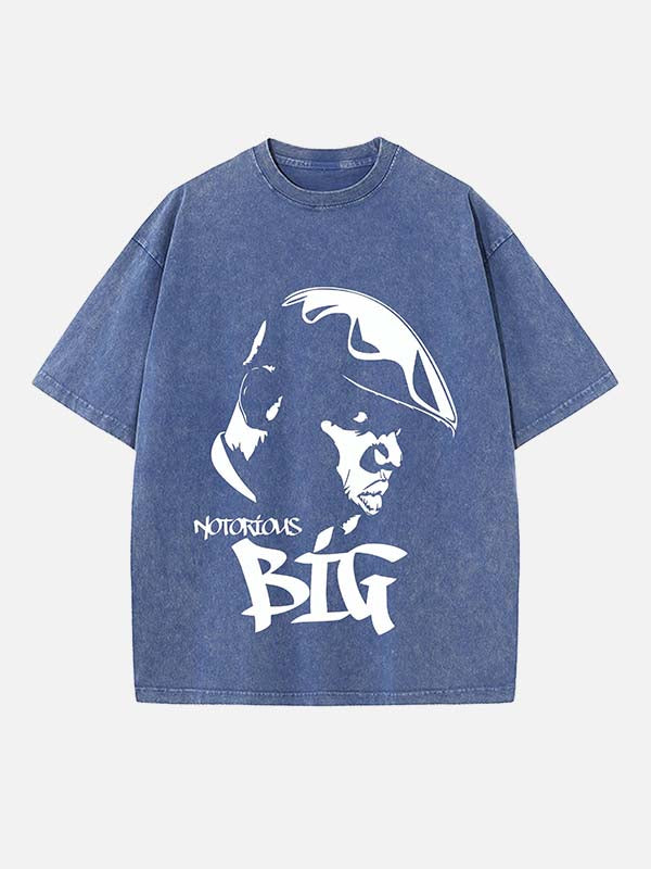 The Notorious B.I.G. Print Round Neck T-shirt