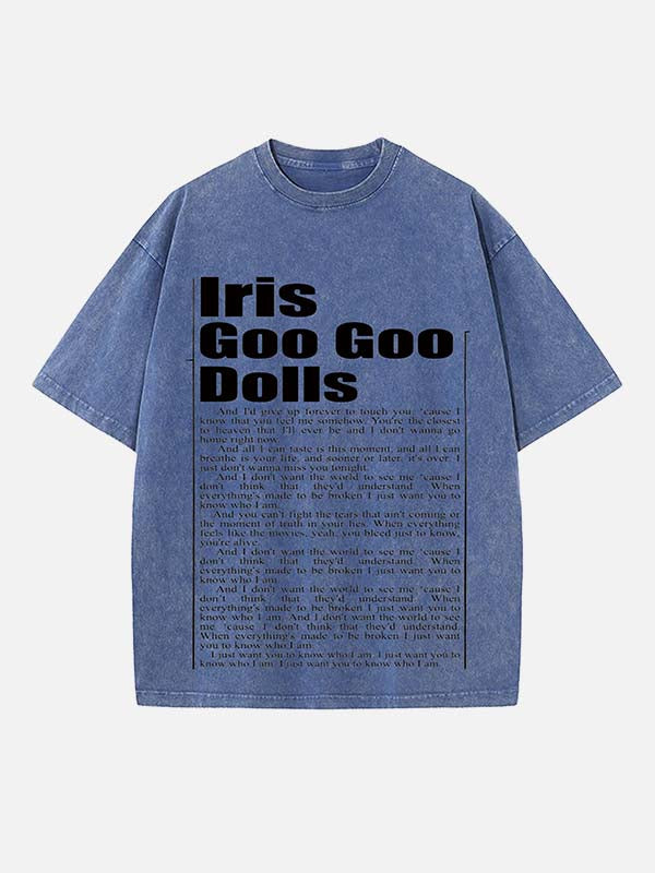 The Goo Goo Dolls Print Round Neck T-shirt