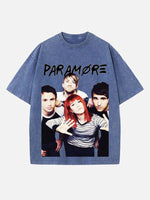 Paramore Print Round Neck T-shirt
