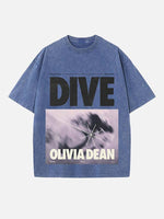 Olivia Dean Print Round Neck T-shirt