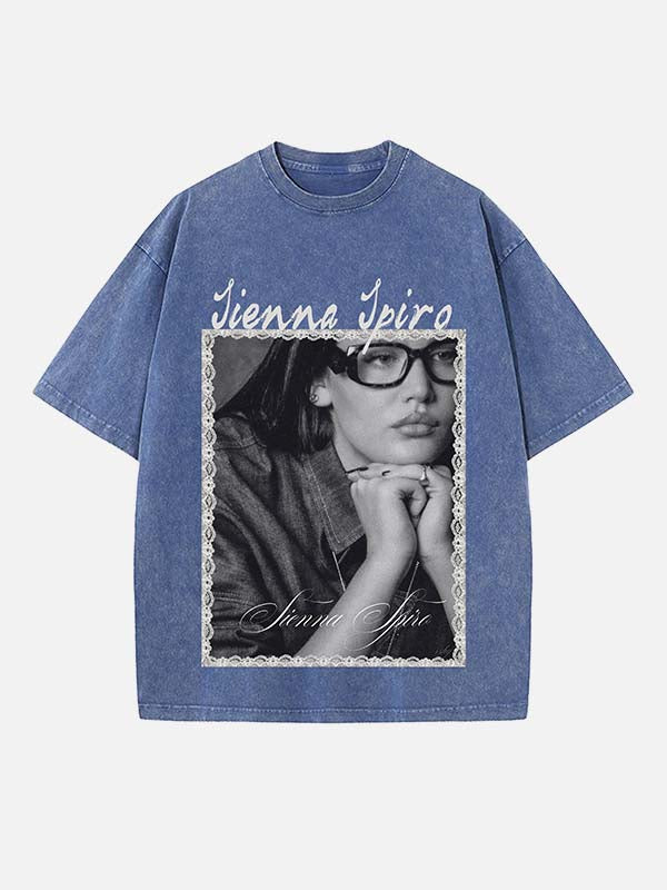 Sienna Spiro Print Round Neck T-shirt