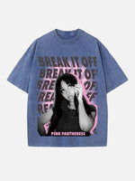 PinkPantheress Print Round Neck T-shirt