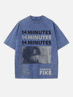 Dominic Fike Print Round Neck T-shirt