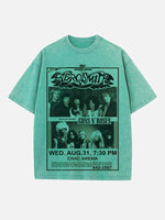 Aerosmith Print Round Neck T-shirt