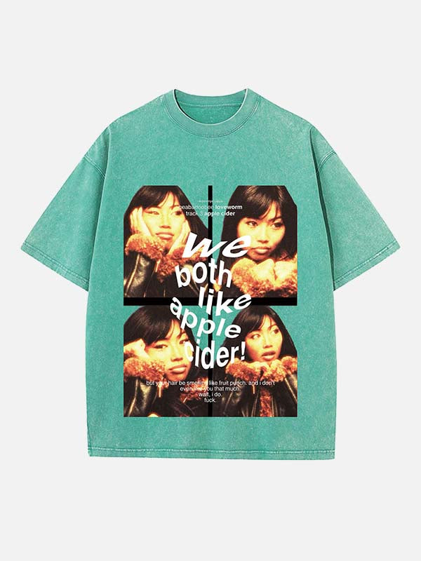 Beabadoobee Print Round Neck T-shirt