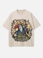 Limp Bizkit Print Round Neck T-shirt