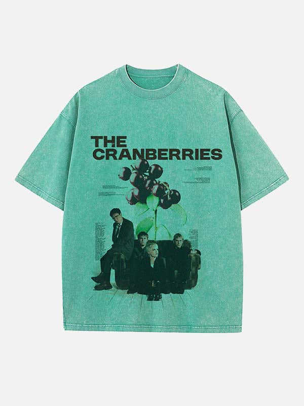 The Cranberries Print Round Neck T-shirt