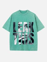 Tate McRae Print Round Neck T-shirt