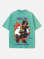 Billie Eilish Print Round Neck T-shirt