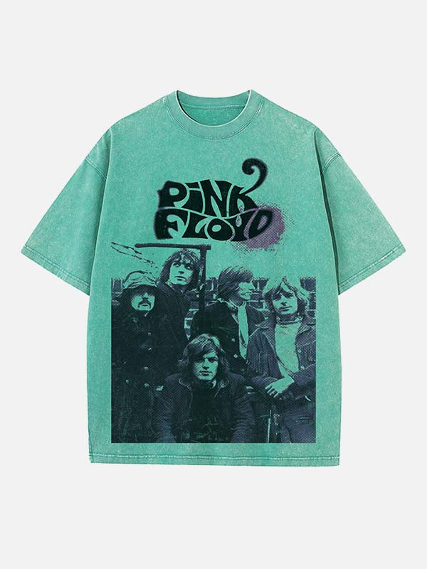 Pink Floyd Print Round Neck T-shirt
