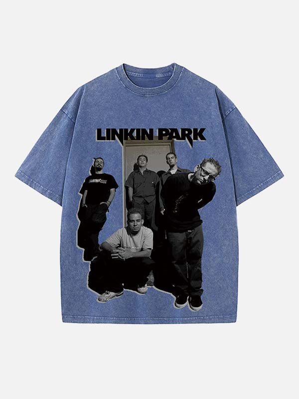 Linkin Park Print Round Neck T-shirt