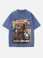 Tate McRae Print Round Neck T-shirt
