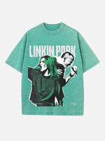Linkin Park Print Round Neck T-shirt