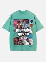 Juice WRLD Print Round Neck T-shirt