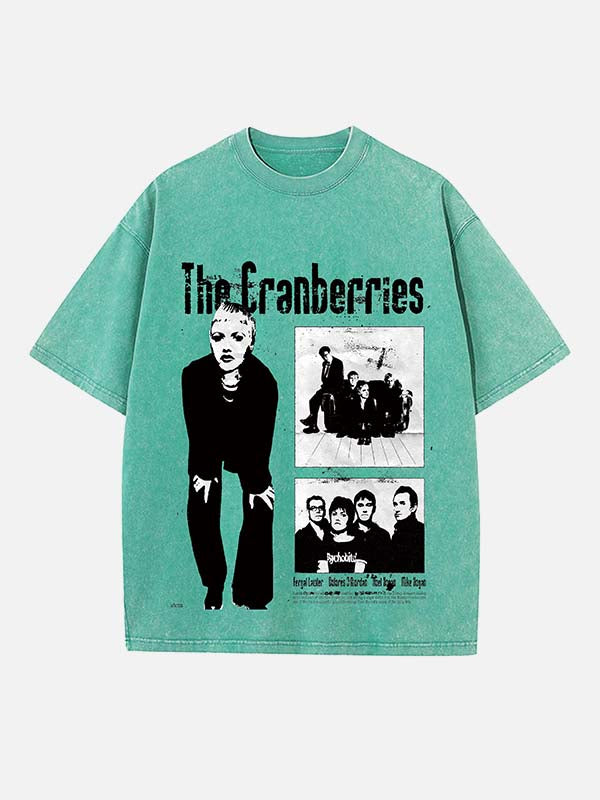 The Cranberries Print Round Neck T-shirt