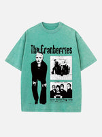 The Cranberries Print Round Neck T-shirt