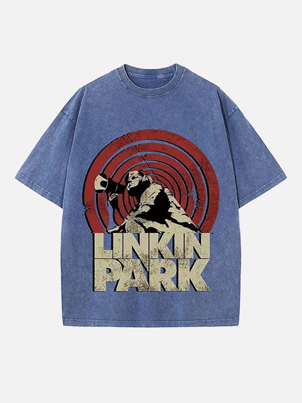 Linkin Park Print Round Neck T-shirt