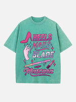 HUNTR/X Print Round Neck T-shirt