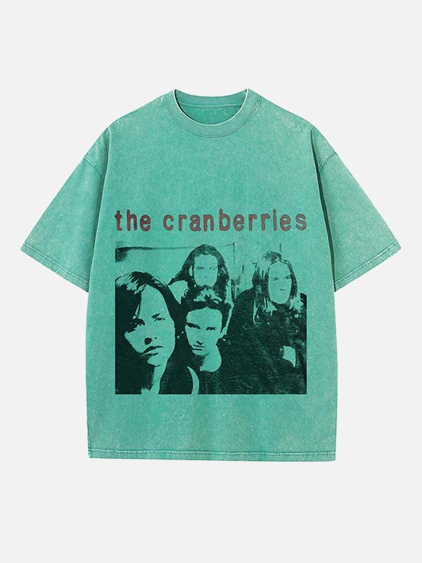 The Cranberries Print Round Neck T-shirt