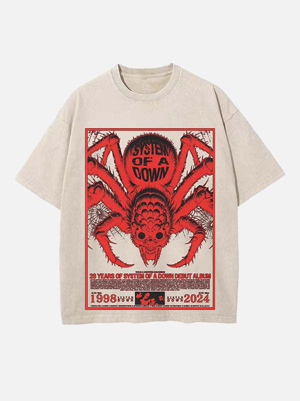 System of a Down Print Round Neck T-shirt