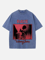 Raye Print Round Neck T-shirt