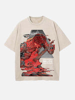 Muse Print Round Neck T-shirt