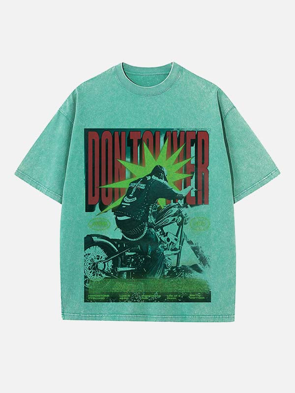 Don Toliver Print Round Neck T-shirt