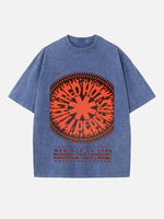 Red Hot Chili Peppers Print Round Neck T-shirt