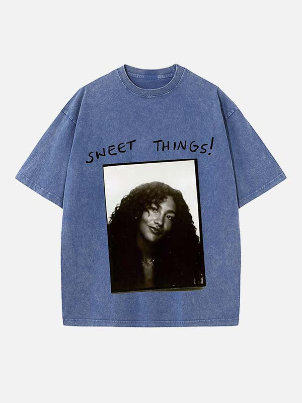 Olivia Dean Print Round Neck T-shirt