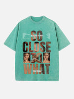 Tate McRae Print Round Neck T-shirt