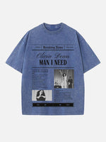 Olivia Dean Print Round Neck T-shirt