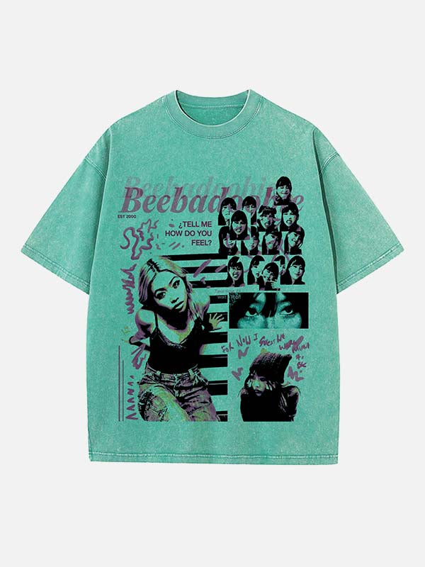 Beabadoobee Print Round Neck T-shirt