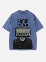 Radiohead Print Round Neck T-shirt