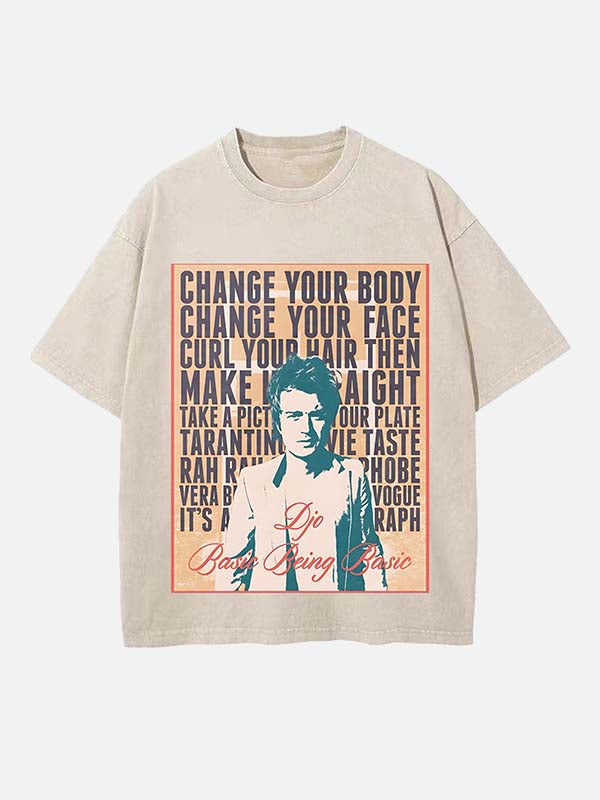 Djo Print Round Neck T-shirt