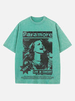 Paramore Print Round Neck T-shirt