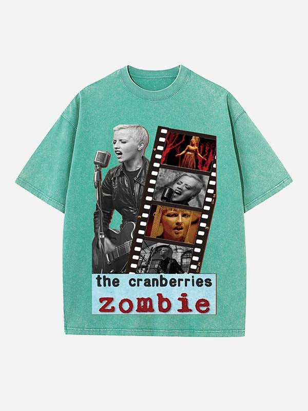 The Cranberries Print Round Neck T-shirt