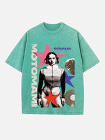 Rosalía Print Round Neck T-shirt