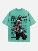 Ed Sheeran Print Round Neck T-shirt