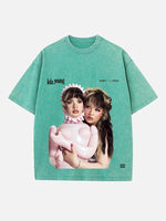 Lola Young Print Round Neck T-shirt