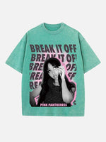 PinkPantheress Print Round Neck T-shirt