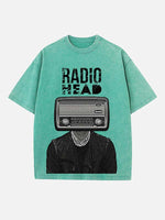 Radiohead Print Round Neck T-shirt