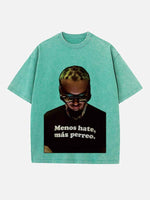 J Balvin Print Round Neck T-shirt