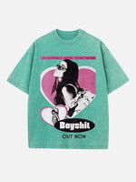 Madison Beer Print Round Neck T-shirt