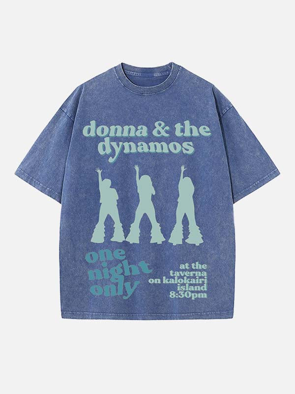 ABBA Print Round Neck T-shirt