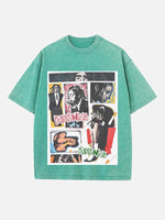 Rihanna Print Round Neck T-shirt