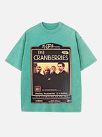 The Cranberries Print Round Neck T-shirt