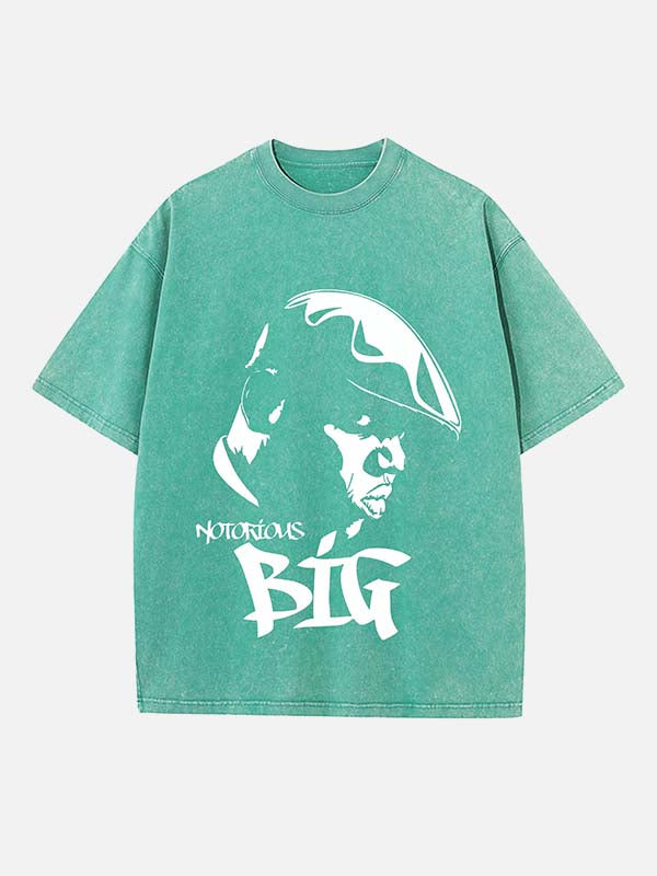 The Notorious B.I.G. Print Round Neck T-shirt