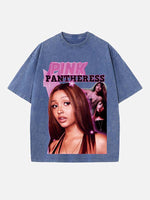 PinkPantheress Print Round Neck T-shirt