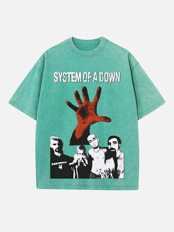 System of a Down Print Round Neck T-shirt